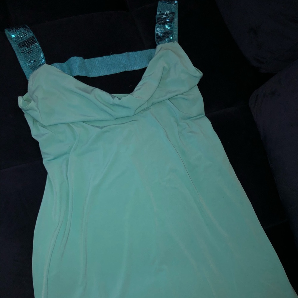 Blue dress